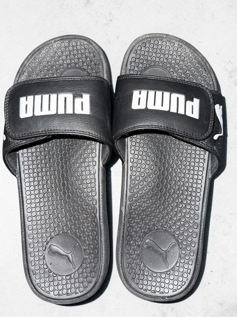 PUMA Cool Cat Slide Sandals in Black Size 9